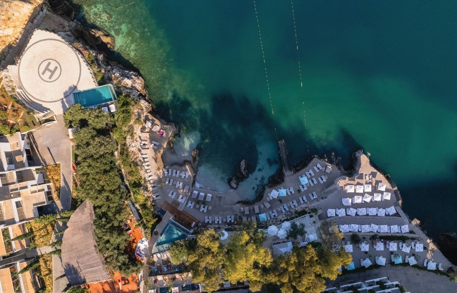 Marina Bay Vlore — Strandlocation